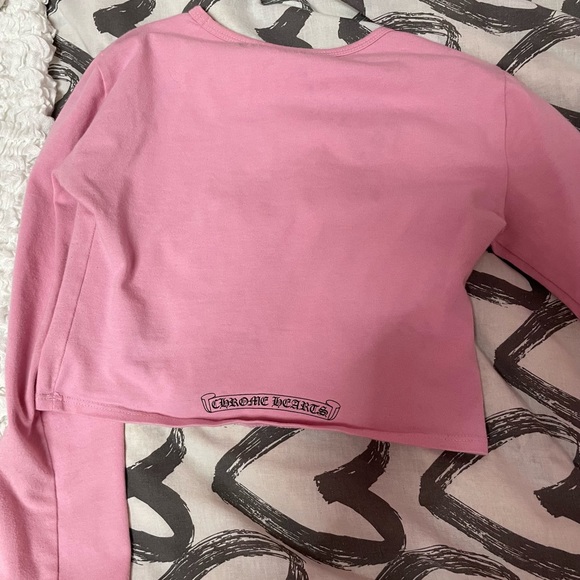 chrome hearts matty boy pink crop top - Picture 4 of 6